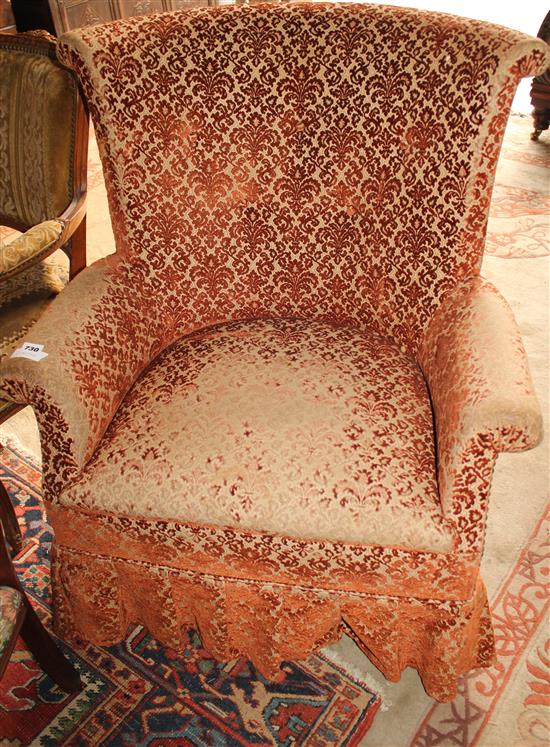 Red armchair